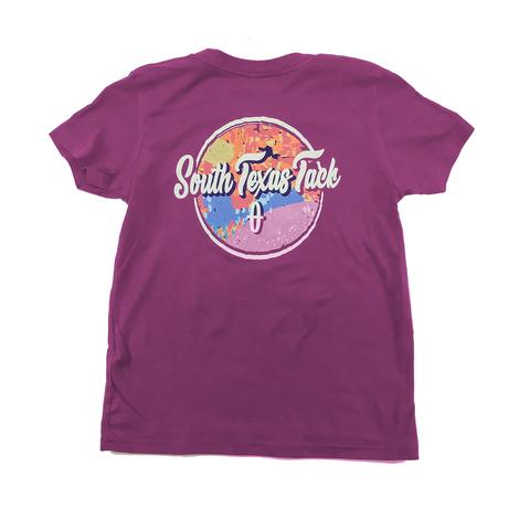 South Texas Tack Berry Wild Flower Girl's T-Shirt 
